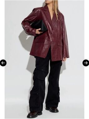 Gestuz Black Cargo Pants with Multiple Pockets